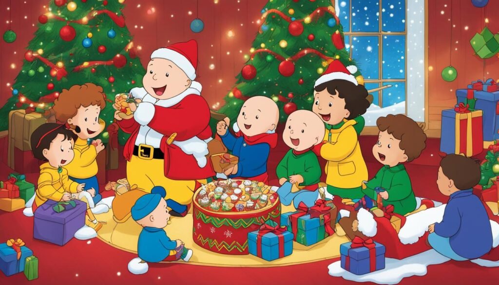 caillou's holiday movie